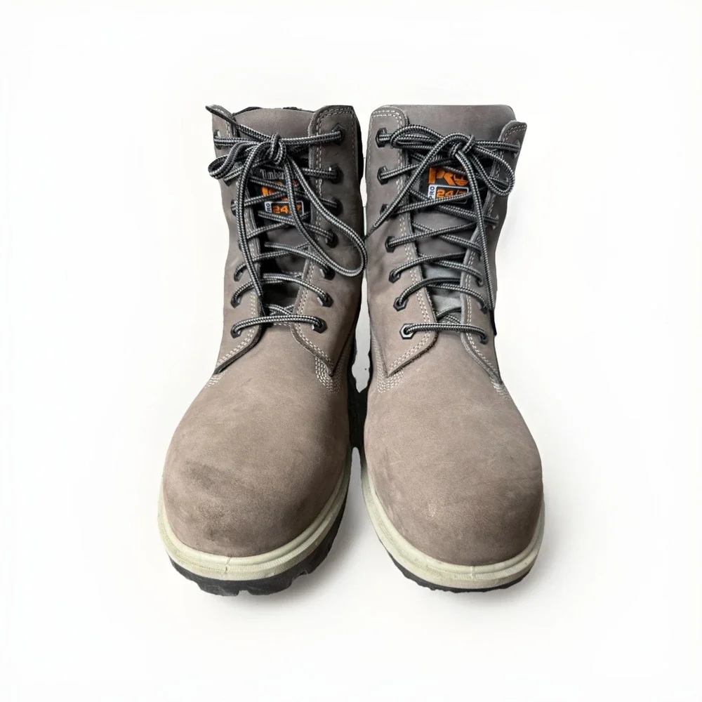 Timberland PRO 24/7 Waterproof Steel Toe Work Boots Men's US 13W Gray EH SR